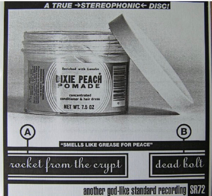 "SMELLS LIKE GREASE FOR PEACE" RFTC / DEADBOLT SPLIT 7"