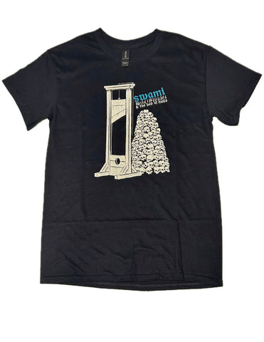 Swami And The Bed Of Nails - Guillotine and Skull Pile Short Sleeved T Shirt