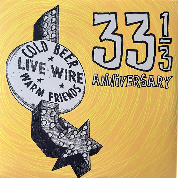 Live Wire 33 1/3 Anniversary compilation 12” black vinyl 180gram